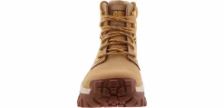 Safety Toe Boots|CATERPILLAR Invader Hi-Top Men’s Steel Toe Work Boot Brown