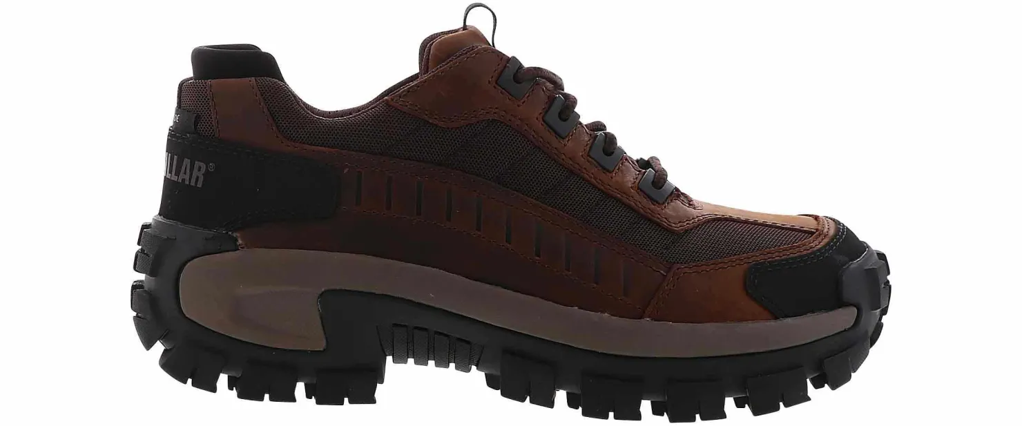Safety Toe Boots|Slip Resistant|CATERPILLAR Invader Men’s Steel Toe Work Shoe Brown