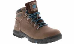 Wide-Width Boots|Safety Toe Boots|CATERPILLAR Mae Women's Steel Toe Work Boot Brown