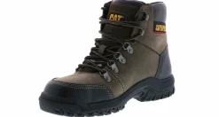 Safety Toe Boots|Wide|CATERPILLAR Outline Men's Wide-Width Steel Toe Work Boot Brown