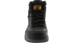 Safety Toe Boots|Slip Resistant|CATERPILLAR Threshold Men's Wide-Width Steel Toe Work Boot Black