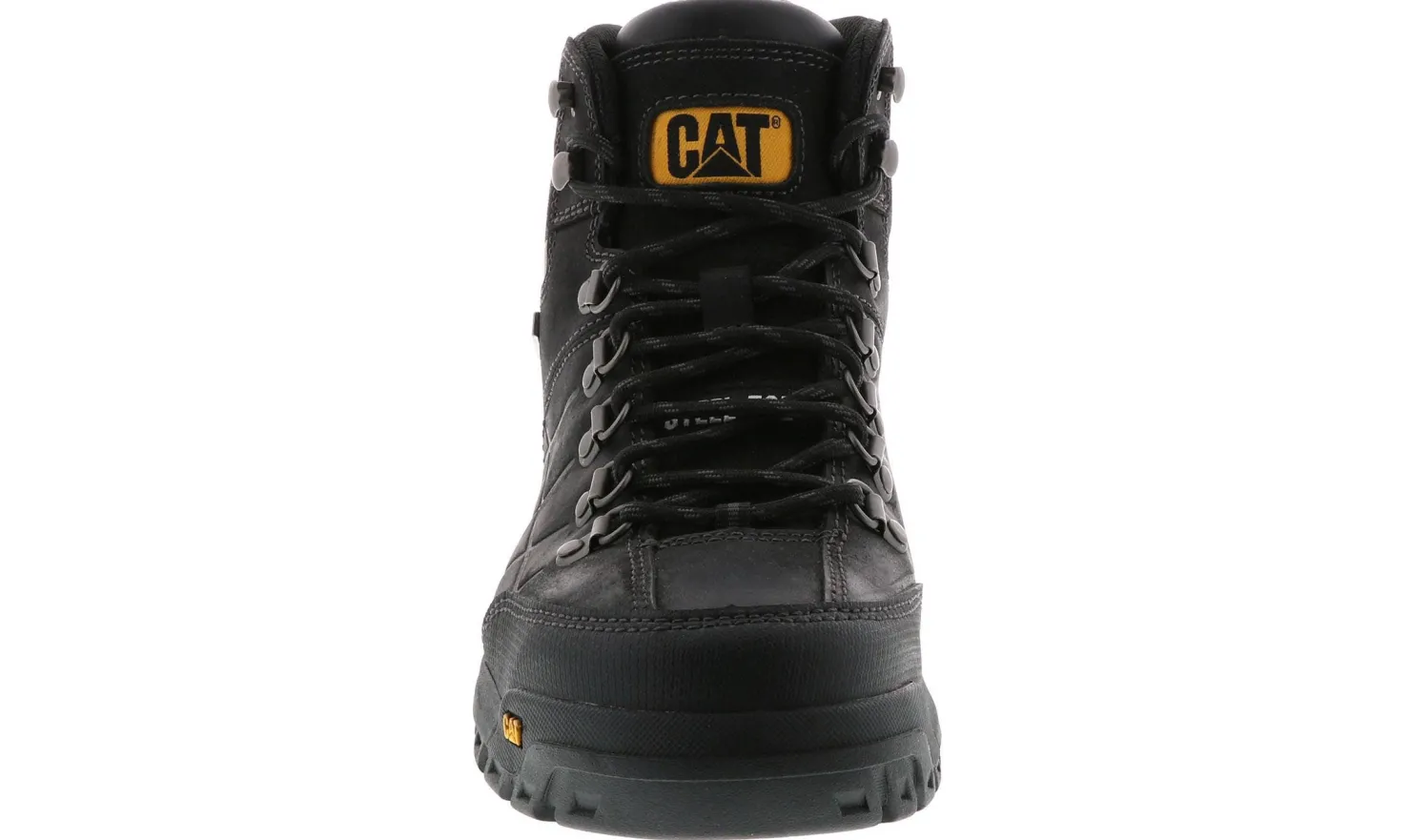 Safety Toe Boots|Slip Resistant|CATERPILLAR Threshold Men's Wide-Width Steel Toe Work Boot Black
