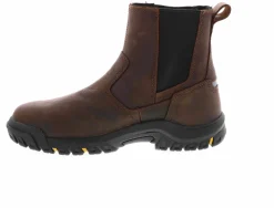 Safety Toe Boots|CATERPILLAR Wheelbase Men's Steel Toe Work Boot Brown
