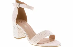 Heeled Sandals|Special Occasion|CL BY LAUNDRY Jessie Eyelet Women's Fashion Heel White