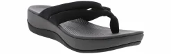 Flip Flops|Comfort Sandals|CLARKS Arla Kaylie Women’s Comfort Sandal Black