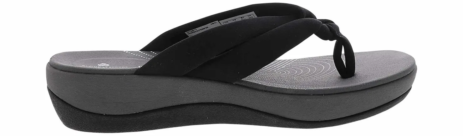 Flip Flops|Comfort Sandals|CLARKS Arla Kaylie Women’s Comfort Sandal Black