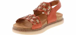 Comfort Sandals|Wedge & Platform Sandals|CLARKS Arwell Glide Women's Fashion Sandal Orange