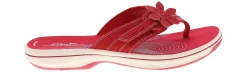 Comfort Sandals|Flip Flops|CLARKS Breeze Opal Cherry Cloudstepper Women’s Sandal Red