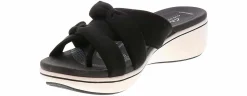 Comfort Sandals|Wedge & Platform Sandals|CLARKS Breeze Rae Cam Women's Sandal Black
