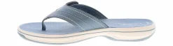 Comfort Sandals|Flip Flops|CLARKS Breeze Reyna Denim Cloudstepper Women's Sandal Blue