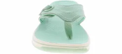 Comfort Sandals|Flip Flops|CLARKS Breeze Ryna Cloudstepper Women's Sandal Green