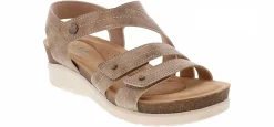 Comfort Sandals|Wedge & Platform Sandals|CLARKS Calenne Clara Women’s Wedge Sandal Bronze