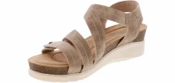 Comfort Sandals|Wedge & Platform Sandals|CLARKS Calenne Clara Women’s Wedge Sandal Bronze