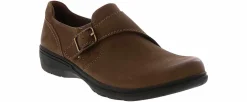 Comfort Shoes|Slip-On|CLARKS Carleigh Jazz Women’s Comfort Shoe Brown