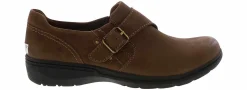 Comfort Shoes|Slip-On|CLARKS Carleigh Jazz Women’s Comfort Shoe Brown