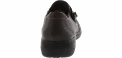 Flat|Slip-On|CLARKS Carliegh Pearl Women’s Casual Shoe Brown