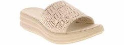Comfort Sandals|Wedge & Platform Sandals|CLARKS Cloudsteppers Drift Twist Women's Wedge Sandal White