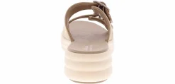 Comfort Sandals|Wedge & Platform Sandals|CLARKS Drift Buckle Women's Wedge Sandal Beige