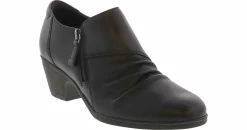 Wedge & Heeled Boots|Heels & Wedges|CLARKS Emily2 Braley Women’s Ankle Bootie Black