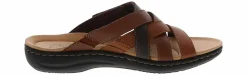 Comfort Sandals|CLARKS Laurieann Bali Cross Band Women’s Comfort Sandal Brown