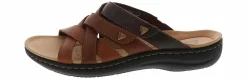 Comfort Sandals|CLARKS Laurieann Bali Cross Band Women’s Comfort Sandal Brown