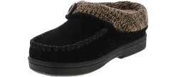Comfort Shoes|Slip-On|CLARKS Moc Toe Women’s Casual Slipper Black