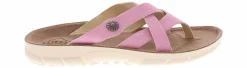 Comfort Sandals|Flat Sandals|CLIFFS BY WHITE MOUNTAIN Banksy Cross Band Women’s Comfort Sandal Pink