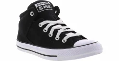 Athleisure & Casual|Skate Shoes|CONVERSE Chuck Taylor All Star Street Men’s Mid Top Canvas Sneaker Black