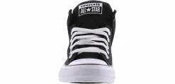 Athleisure & Casual|Skate Shoes|CONVERSE Chuck Taylor All Star Street Men’s Mid Top Canvas Sneaker Black