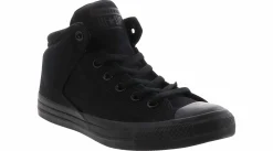 Athleisure & Casual|Skate Shoes|CONVERSE Chuck Taylor All Star Street Men’s Mid Top Canvas Sneaker Black