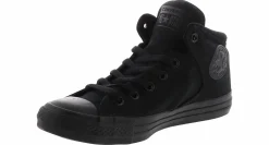 Athleisure & Casual|Skate Shoes|CONVERSE Chuck Taylor All Star Street Men’s Mid Top Canvas Sneaker Black