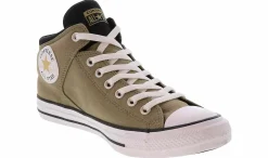Athleisure & Casual|Skate Shoes|CONVERSE Chuck Taylor All Star High Street Men’s Canvas Sneaker Green