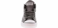 Athleisure & Casual|Canvas Shoes|CONVERSE Chuck Taylor All Star Street Men’s Hi-Top Canvas Sneaker Grey