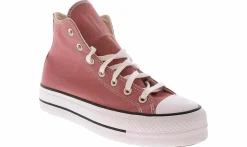 Running Shoes|Athleisure & Casual|CONVERSE Chuck Taylor All Star Lift Women’s Hi-Top Platform Sneaker Pink