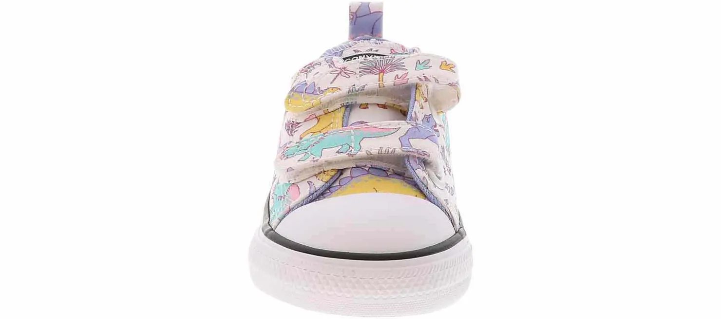 Athletic & Sneakers|CONVERSE Chuck Taylor All Star Dinoverse 2V Toddlers Girls’ (7-10) Canvas Sneaker White