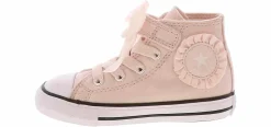 Athletic & Sneakers|Casual|CONVERSE Chuck Taylor All Star Ruffles and Bows Toddler Girls’ (5-10) Hi-Top Sneaker Pink