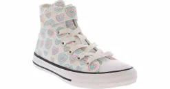 Athletic & Sneakers|Casual|CONVERSE Chuck Taylor All Star Hearts Youth Girls' (11-3) Sneaker White