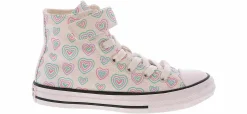 Athletic & Sneakers|Casual|CONVERSE Chuck Taylor All Star Hearts Youth Girls' (11-3) Sneaker White