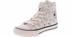 Athletic & Sneakers|Casual|CONVERSE Chuck Taylor All Star Hearts Youth Girls' (11-3) Sneaker White