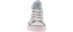 Athletic & Sneakers|CONVERSE Chuck Taylor All Star Coated Youth Girls’ (11-3) Hi-Top Sneaker Blue
