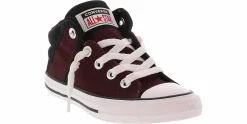 Athletics & Sneakers|Casual|CONVERSE Chuck Taylor All Star Axel Youth Boys’ (11-3) Mid Top Canvas Sneaker Red
