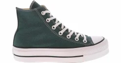 Athleisure & Casual|CONVERSE Chuck Taylor All Star Lift Women’s Hi-Top Platform Sneaker Green
