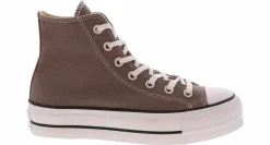 Athleisure & Casual|Canvas Shoes|CONVERSE Chuck Taylor All Star Lift Women’s Hi-Top Platform Sneaker Grey