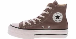 Athleisure & Casual|Canvas Shoes|CONVERSE Chuck Taylor All Star Lift Women’s Hi-Top Platform Sneaker Grey