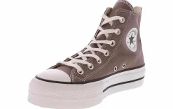 Athleisure & Casual|Canvas Shoes|CONVERSE Chuck Taylor All Star Lift Women’s Hi-Top Platform Sneaker Grey
