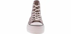 Athleisure & Casual|Canvas Shoes|CONVERSE Chuck Taylor All Star Lift Women’s Hi-Top Platform Sneaker Grey