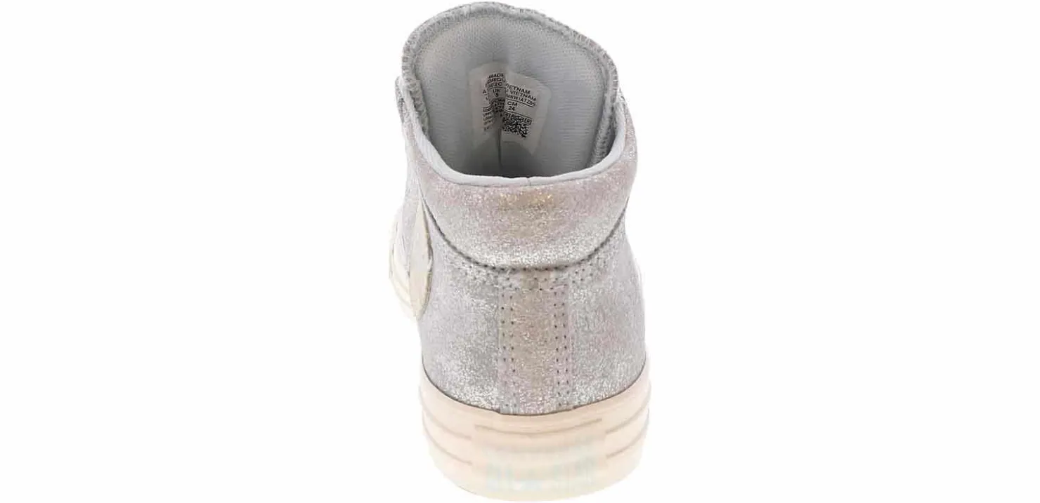 Athleisure & Casual|Flat|CONVERSE Chuck Taylor All Star Madison Winter Slay Women's Mid Top Canvas Sneaker Silver