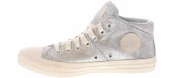 Athleisure & Casual|Flat|CONVERSE Chuck Taylor All Star Madison Winter Slay Women's Mid Top Canvas Sneaker Silver