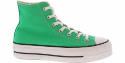 Athleisure & Casual|Canvas Shoes|CONVERSE Chuck Taylor All Star Lift Women's Hi-Top Platform Sneaker Green