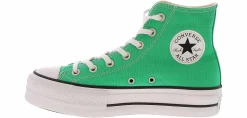 Athleisure & Casual|Canvas Shoes|CONVERSE Chuck Taylor All Star Lift Women's Hi-Top Platform Sneaker Green